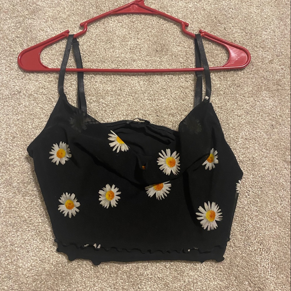 Daisy crop top